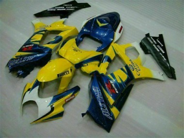 Amarelo Abs Kits Completos Carenagem Moto Suzuki GSXR 1000 K7 2007-2008