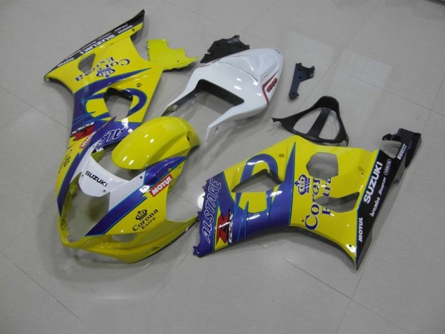 Amarelo Corona Carenagem Moto Suzuki GSXR 1000 K5 2005-2006