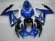 Azul Abs Moto Plásticos Suzuki GSXR 600 / 750 K6 2006-2007