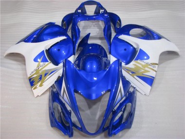 Azul Branco Abs Kit Carenagem & Plásticos Moto Suzuki GSXR 1300 Hayabusa 2008-2019