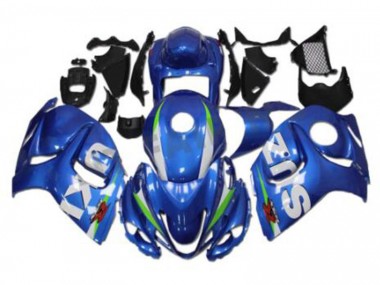 Azul Branco Kit Carenagem Moto Suzuki GSXR 1300 Hayabusa 2008-2019