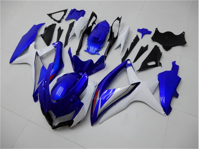 Azul Branco Kit Completo Carenagem Moto Suzuki GSXR 600 / 750 K8 2008-2010