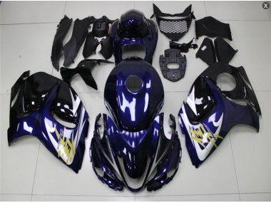 Azul Ouro Carenagem Moto Suzuki GSXR 1300 Hayabusa 2008-2019