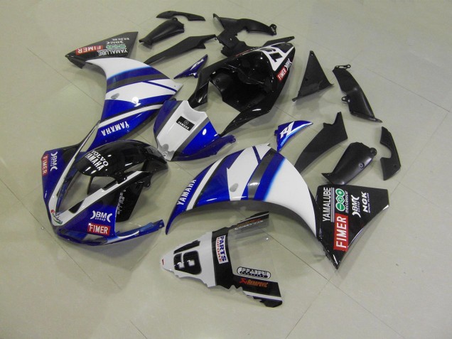 Azul Preto Carenagem Moto Yamaha R1 2009-2011