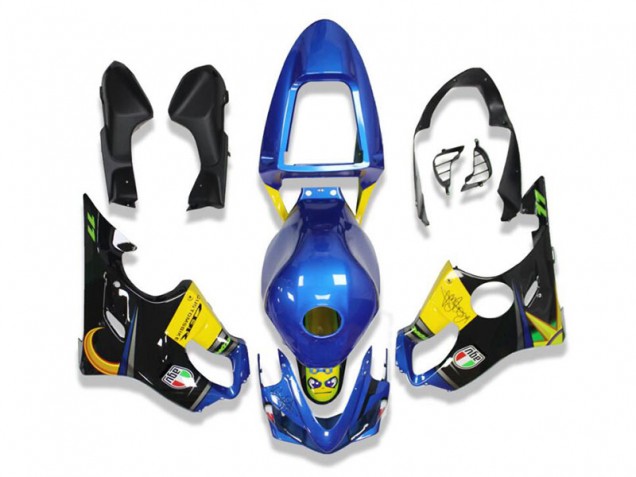 Azul Tubarão Carenagem Moto Honda CBR 1000RR 2004-2005