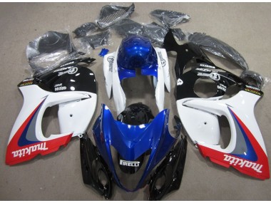 Branco Azul Makita Carenagem Moto Suzuki GSXR 1300 Hayabusa 2008-2019