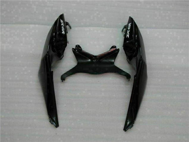 Branco Preto Abs Kits Carenagem Moto Kawasaki ZX6R 2009-2012