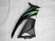 Preto Verde 636 Carenagem Moto Kawasaki ZX6R 2009-2012