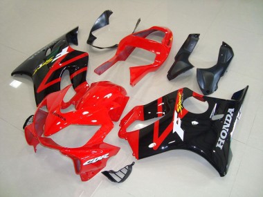 Preto Vermelho Carenagem Moto Honda CBR 600 F4i 2001-2003