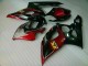 Vermelho Preto Kit Carenagem Moto Suzuki GSXR 1000 K5 2005-2006